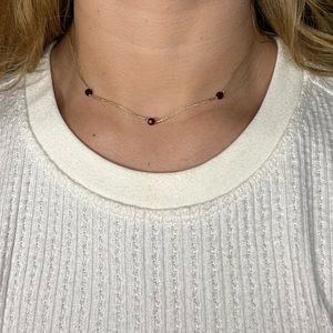 Dainty beaded choker